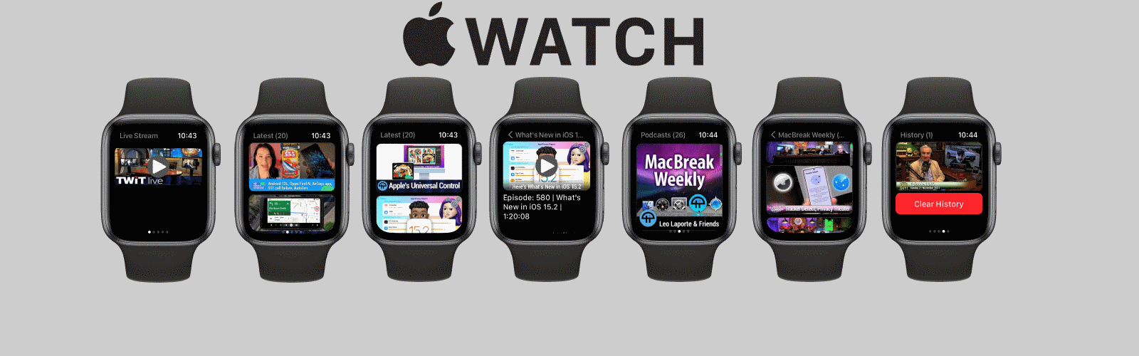 TWiT.tv Player for Apple Watch